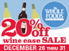 (Sponsored): 20% Off Wine at Whole Foods Market