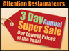 (Sponsored): Annual Three-Day Super Sale at TriMark Economy (April 28th-30th)