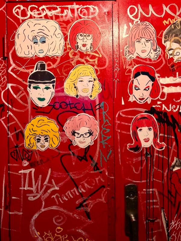 drag queen artwork stencil wheatpaste the stud jeremy novy