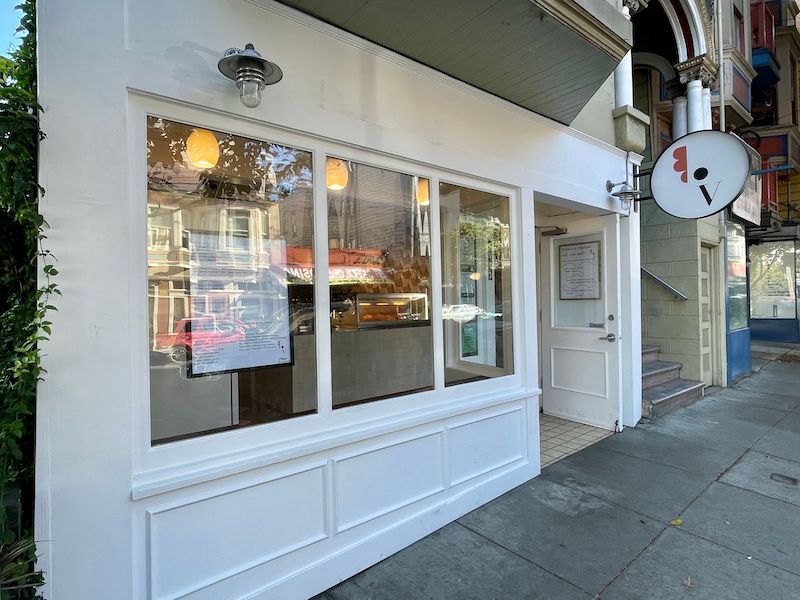 exterior of the former Village Rotisserie in Noe Valley. 