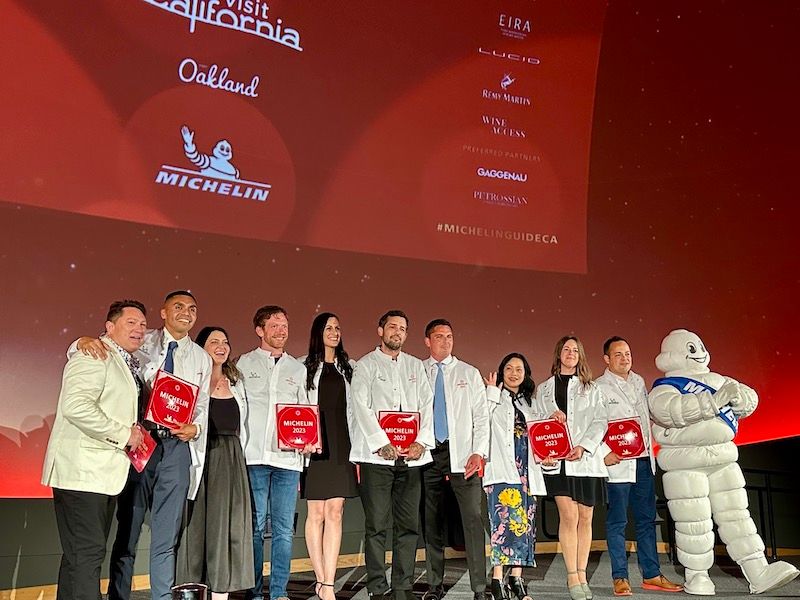 Michelin one-star winners for the 2023 California guide
