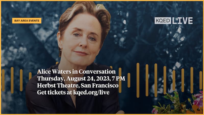 Alice Waters in Conversation on August 24th