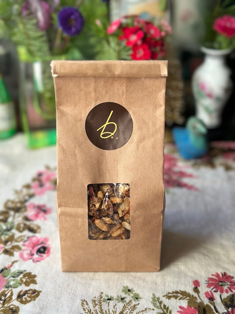 crunchy clustery granola from b. Patisserie 