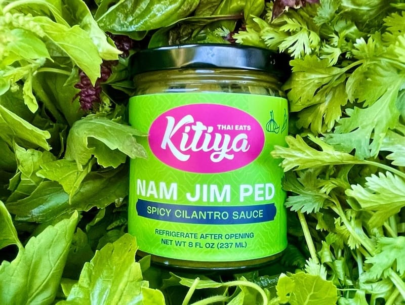 nam jim ped spicy cilantro sauce by kitiya