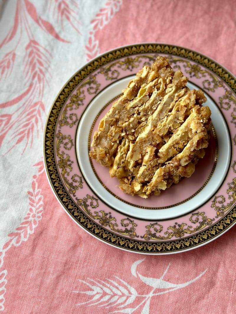 A slice of the torta de mil hojas (with walnuts) that you can bring home. Photo: © tablehopper.com.