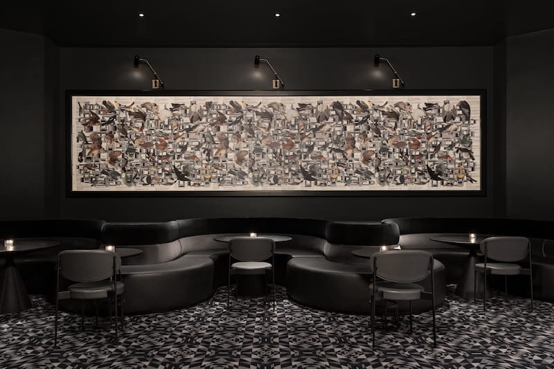 Dark Bar’s interior design evokes yin energy with circular shapes and muted tones. Photo: ⓒ Jean Bai.
