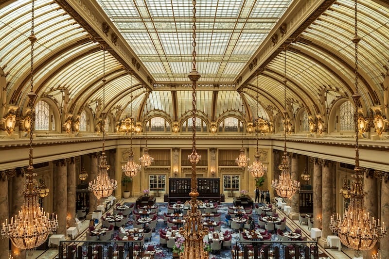 The breathtaking The Garden Court at the Palace Hotel. Photo courtesy of Palace Hotel.