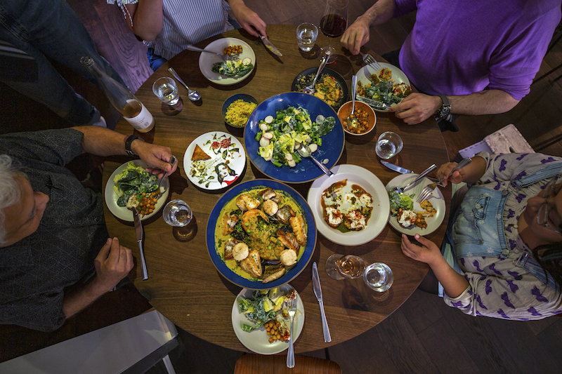 At Besharam, they really know how to do a family-style spread! Photo: Alicia Fischer.