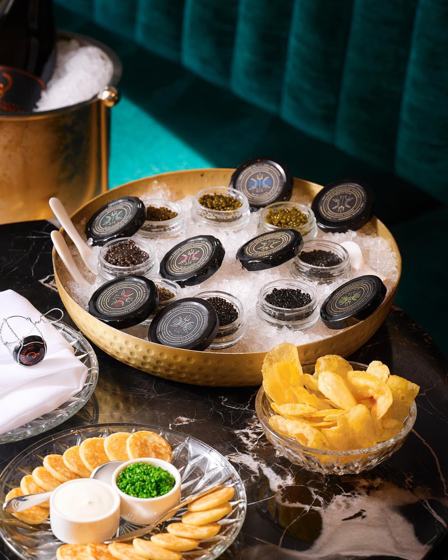 Get a seat for the best night class: Caviar 101: Exploring the World of Caviar. Photo: Joseph Weaver for The Caviar Co. 