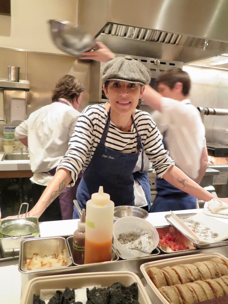 Chef-owner Dominique Crenn at Petit Crenn in 2018. Photo: © tablehopper.com.