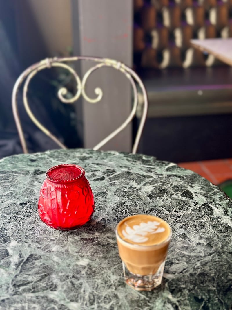 Savoy Tivoli a bit lately, did you know it’s open for coffee service Wed–Sun 8:30am–1pm? You can enjoy an excellent Gibraltar (made with Graffeo Coffee) on their indoor patio. Photo: © tablehopper.com.