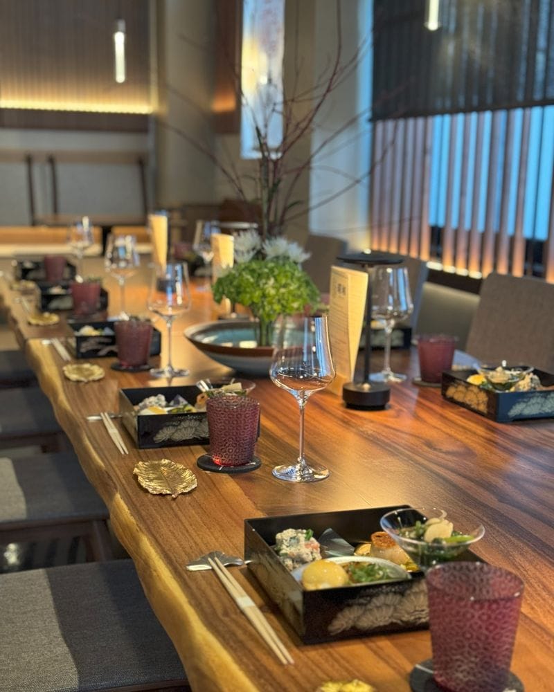 The table setting at SHOWA Le Gourmet Tonkatsu. Yelp photo courtesy of SHOWA.