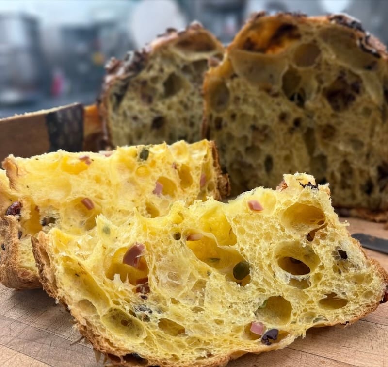 The new panettone salettone by Gary Rulli. Photo courtesy of Emporio Rulli.