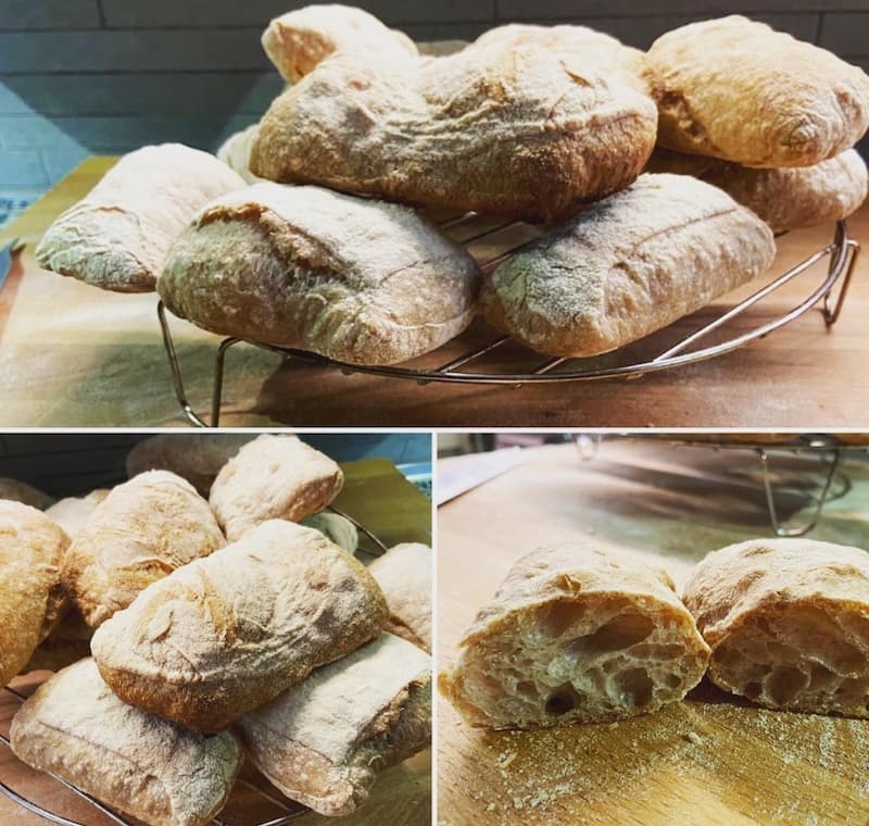 Fabio’s ciabatta while in Italy. Photo via @brunoscakescs.