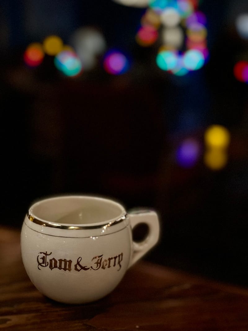 Break out the vintage holiday glassware! At the Evil Eye. Photo: © tablehopper.com.