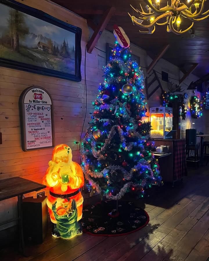 The Lodge was all tricked out for the holidays last year. Photo courtesy of The Lodge.