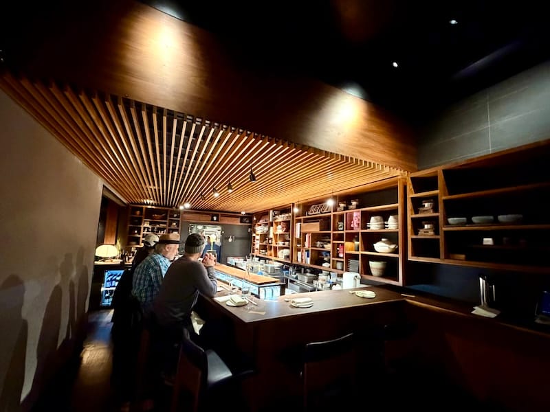 It feels good to be back at the counter of the original Akiko’s. Photo: © tablehopper.com.