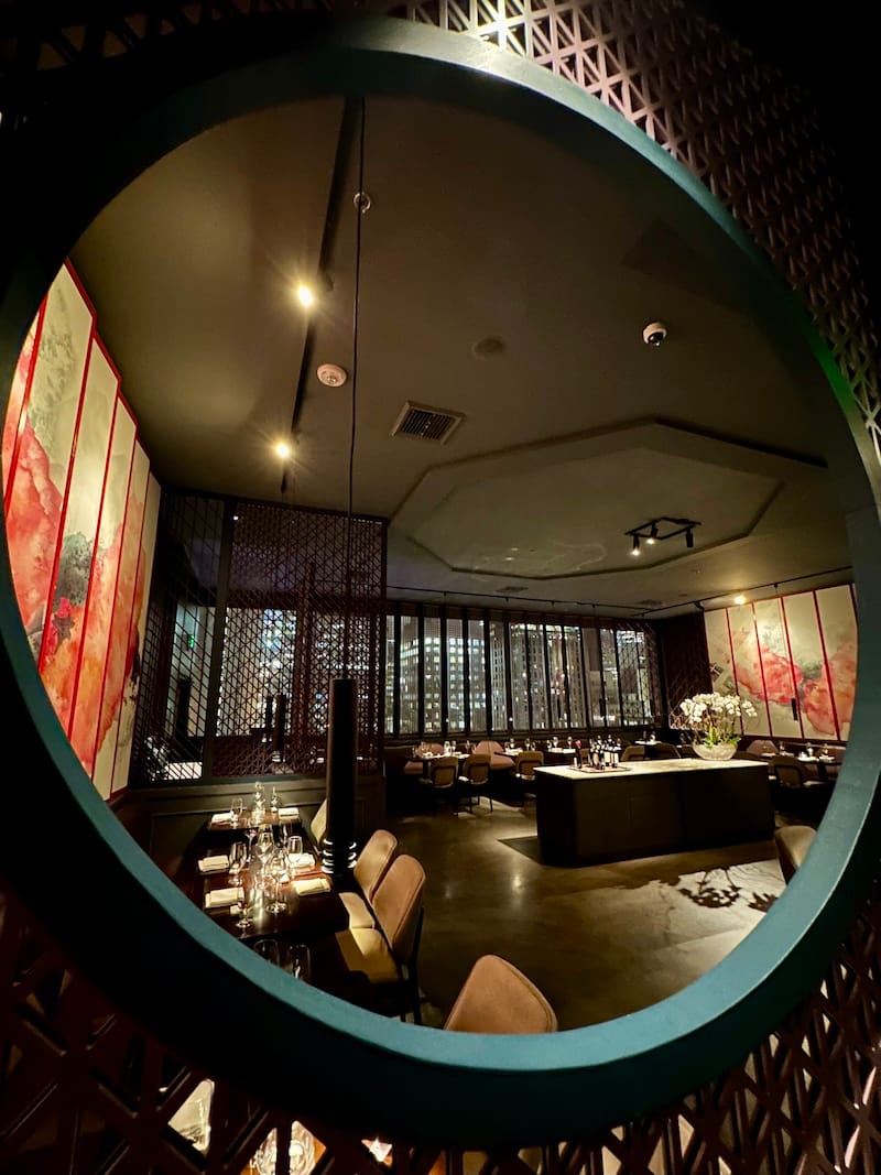 A peek into a private room at Empress by Boon. Photo: © tablehopper.com.
