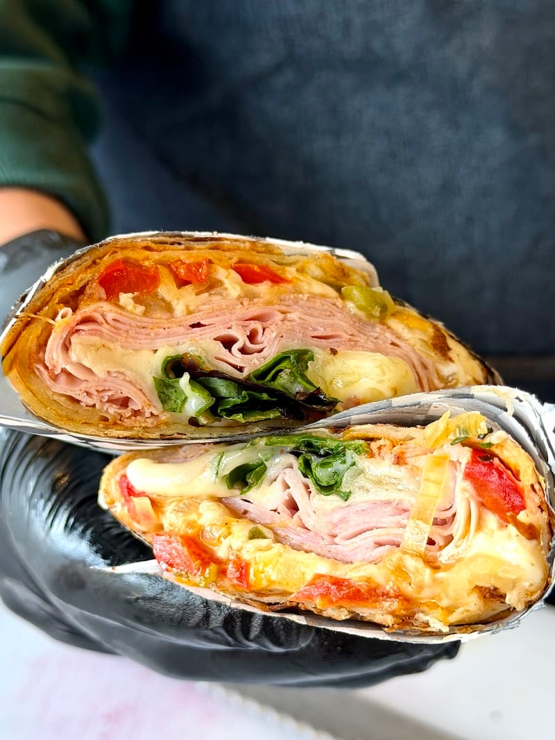 The savory ham raclette on melawi bread at Gada. Photo: © tablehopper.com.