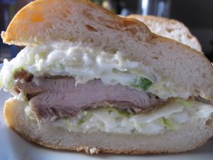 This week's tablehopper: back in the saddle.