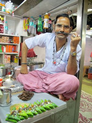 This week's tablehopper: a passage from India.