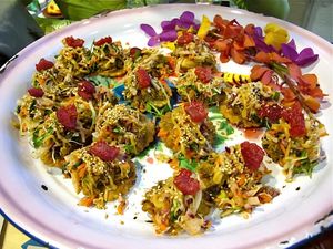 This week's tablehopper: food for thought.