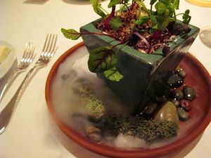 This week's tablehopper: half-mast.