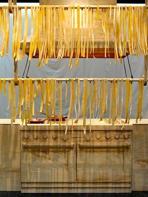 This week's tablehopper: meat and cheese parade.