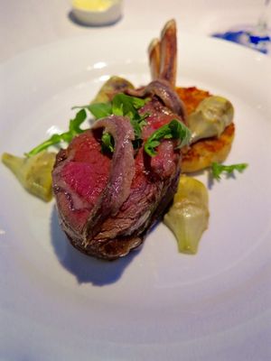 April 17, 2015 - This week's tablehopper: one fish, two fish, red fish, blue fish.