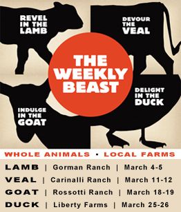 All Kinds of Whole Animal Menus Around Town