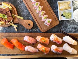 New Openings Include Au Sushi, Empire Pizza, Fiddle Fig Cafe, Arepas, Sacred Taco, Zevi Cafe and Bistro