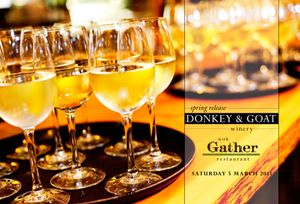 Spring Release Party with Donkey & Goat (and Sean Baker of Gather)