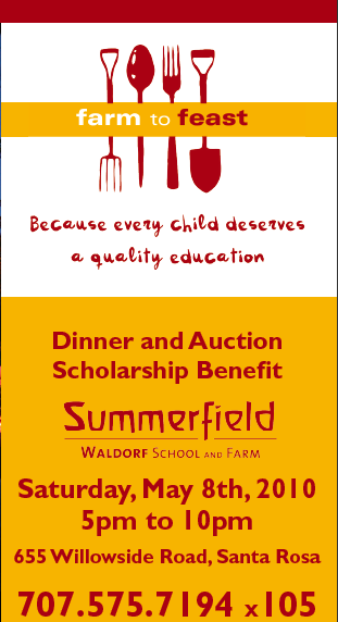 Farm to Feast in Santa Rosa on May 8th