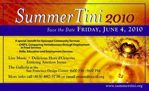 SummerTini, an Important Fundraiser for CHEFS, Is June 4th