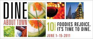 The Spring Session of Dine About Town Starts June 1st