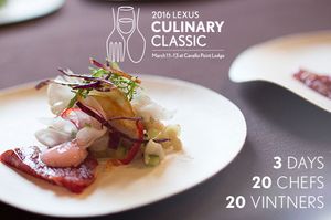 Just 17 days away! Join us at Cavallo Point Lodge in Sausalito for the Second Annual Lexus Culinary Classic!  