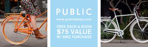 PUBLIC Bikes Has a Special Offer and Invite for tablehopper Readers