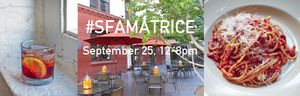 Don't Miss This SUNday's Italian Fundraiser for Earthquake Relief, #SFAMATRICE at 54 Mint!